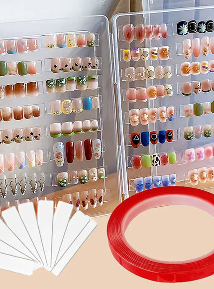 KissICON KissIcon Empty Nails Storage Box With Tape And