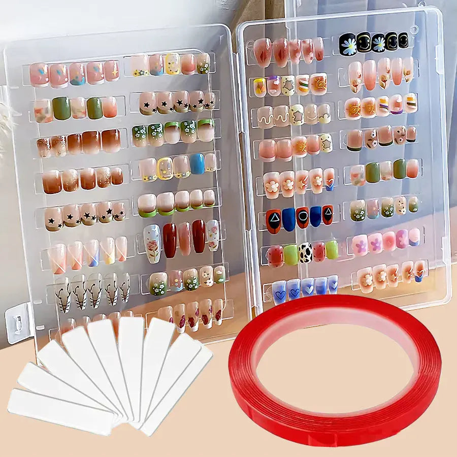 KissICON KissIcon Empty Nails Storage Box With Tape And