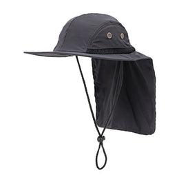 Unisex Sun Hiking Bucket Hat Wide Brim Safari Hats UV Sun Protection Cap with Neck Flap Fishing Adventuring Gardening Beach Caps