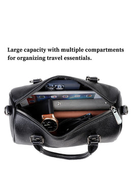 Men's Crossbody Bag - Black Sling Bag for Men, Large Capacity Shoulder Bag, Stylish Multifunctional Handbag, Casual Commuter Bag