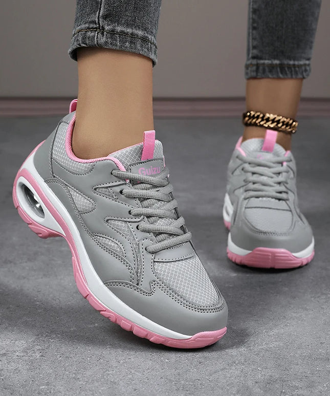 Shoes for Women Sneaker Air Cushion Casual Walking Shoes Wedges Wedges Chunky Hiking Woman Sports Shoes Light Mesh Breathable