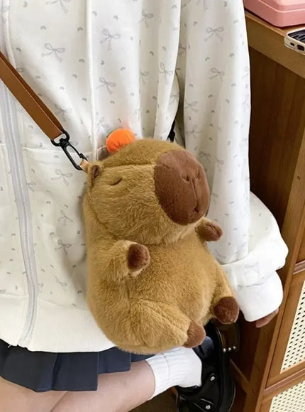 Capybara Mochila Pel Cia Para Meninas Crossbody