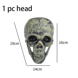 Halloween Decorations Scary Props Realistic Skeleton Skull & Hands Halloween Home Decor Yard Prank Festivals Party Supplies