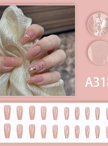 KissIcon Kids Cute Nails Set 24Pcs - Removable
