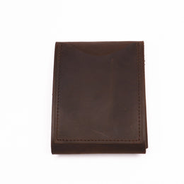 Genuine Leather Wallet For Men Male Vintage Cowhide Short Vertical Slim Mens Cash Wallet Purse Card Holder Flap Magnetic Closure