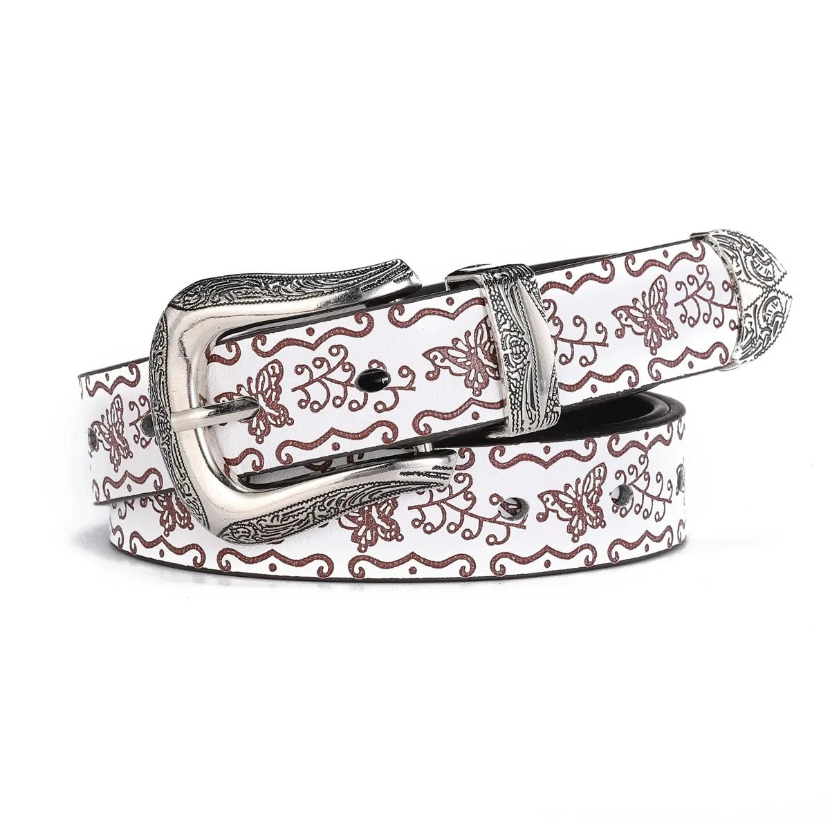 Women Belts For Jeans Dresses Pants Ladies Leather Waist Belt with Gold Buckle