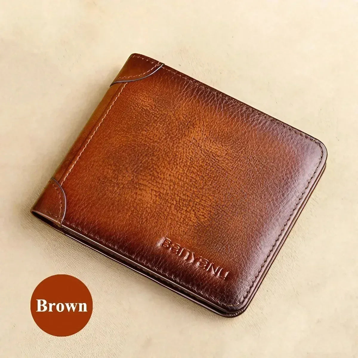 Genuine Leather Wallet for Men RFID Blocking Thin Multifunctional Credit Card Holder Short Money Bag Purse Mens Bifold Wallet