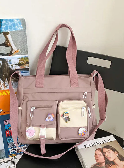 Waterproof Canvas Handbags Shoulder Bags Nylon Tote