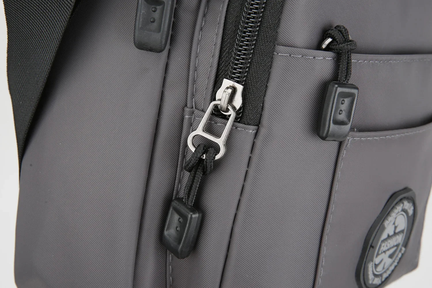 Mens Nylon Crossbody Bag Wear Resistant Multi Compartments Adjustable Strap For Hiking Cycling Work Errands Outdoor Daily Carry