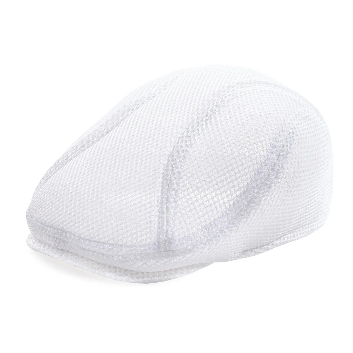 FEINION Men Breathable Mesh Hollow Berets Hat Retro Sun Hats Painter Caps Convenient Spring Summer Ivy Cap Quick-drying Newsboy