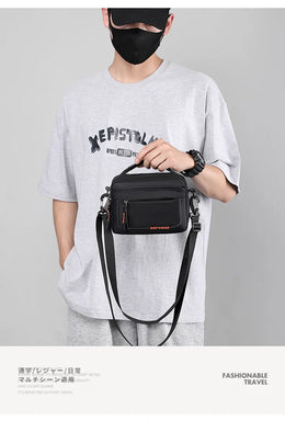 Men's Casual Messenger Bag Outdoor Small Shoulder Bag Multifunctional Travel Waist Bag Hanging Bag Crossbody Bags for Men