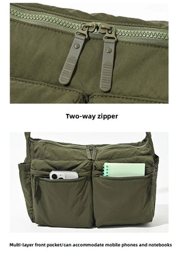 2026 NEW Top Quality Thickened Casual Messenger Bag, Single Shoulder Large Capacity Laptop Multi Pocket Sports Bag for Men Women