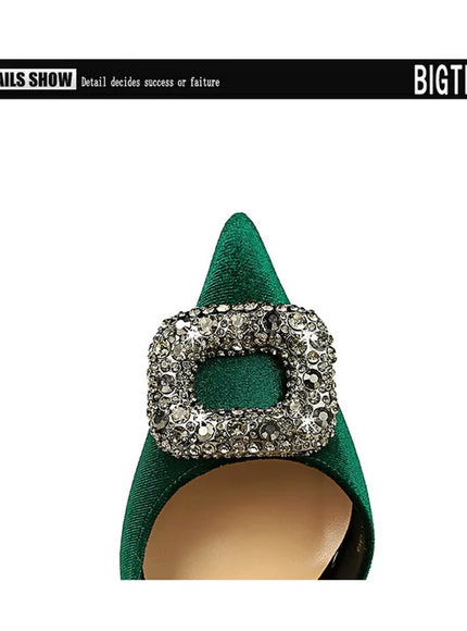 Women Super High Heels Velvet Pumps Shallow Mouth