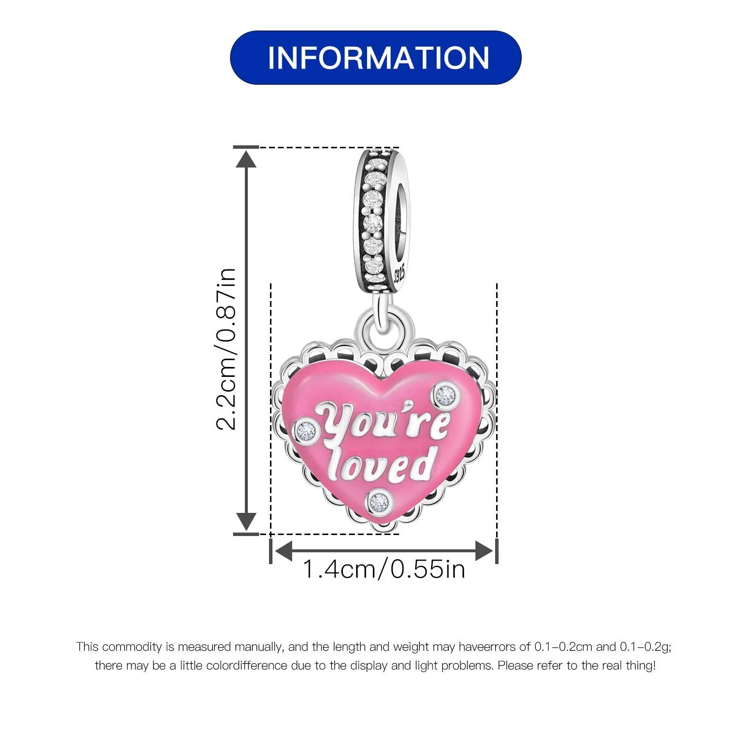 Original Charms Beads 925 Sterling Silver Zircon LOVE Winged Protect Heart Pendant For DIY Necklace Bracelet Fine Jewellery Gift