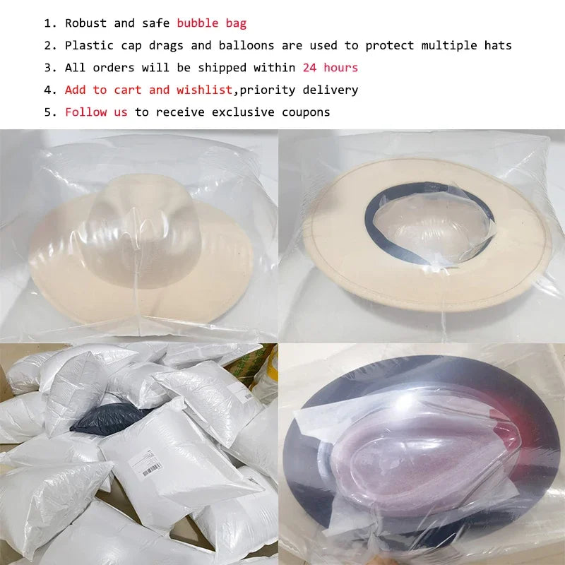 Fedora Hat Women Winter Hats for Women Ribbon Band Men's Hat Wide Brim Classic Beige Wedding Church Bowler New Cap Chapeau Femme