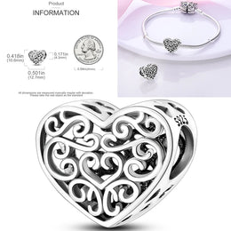 925 Sterling Silver Tree of Life Bead Luminous Firefly Dangle Butterfly Charms Fit Original Bracelet DIY Jewelry Gift for Women