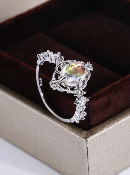 KissIcon S925 Moonstone Ring For Women - Engagement Gift