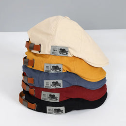 Cotton Peaky Blinders Caps For Men Hats Berets British Western Style Ivy Cap Classic Winter Woman Vintage Linen Beret