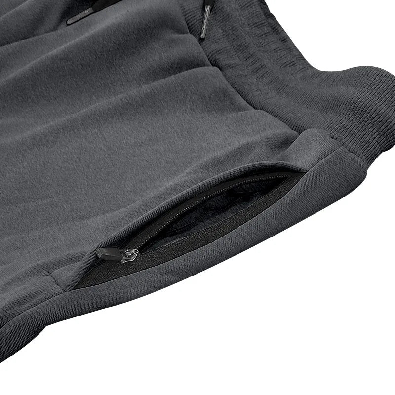 Men Elastic Drawstring Waist Cargo Capri Shorts Multi Pockets Jogger Cropped Sweatpants Casual Sports 3/4 Pants