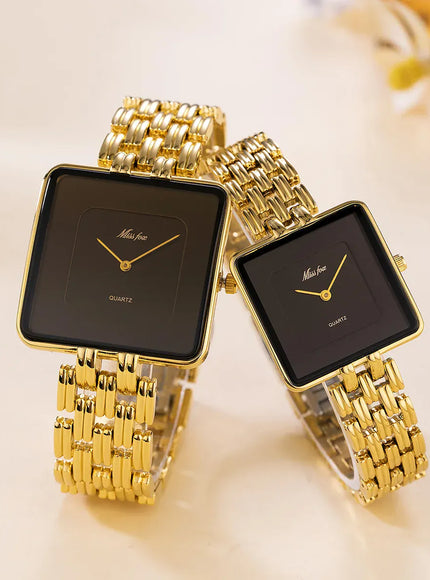 UTHAI Women Watch Luxury Square - Waterproof Quartz