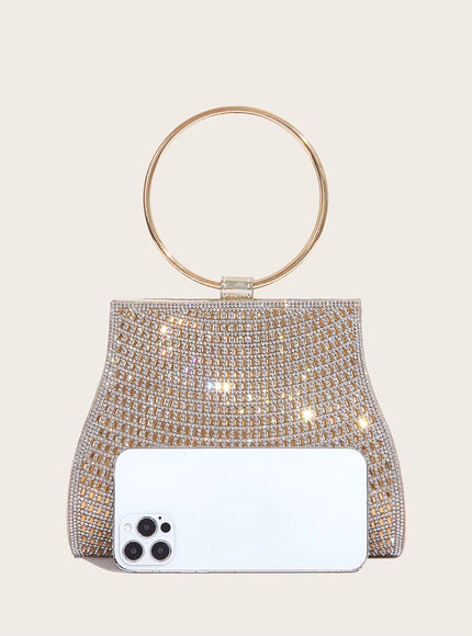 Women's Diamond Handbags Rhinestones Evening Bags Bridal Stones Clutch Purse Lady Clutches Bags Party Wedding Evening Bag Female