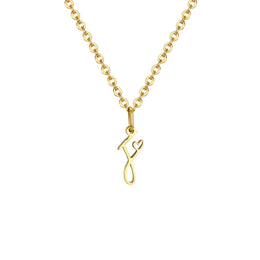 Dainty Heart Initial Necklace for Women, Gold Plated A-Z Letter Pendant, Waterproof Stainless Steel Monogram Jewelry, Personaliz