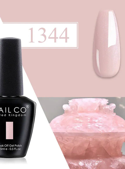 KissICON 1344 💋 Nailco Red Gel Polish - Lasting Soak