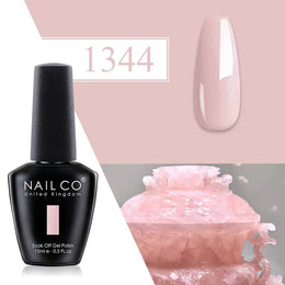 KissICON 1344 💋 Nailco Red Gel Polish - Lasting Soak