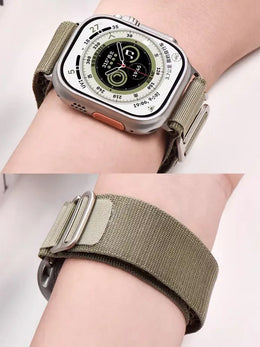KissICON Straps for Apple watch Ultra Band 49mm 46mm 45mm 44mm 40 41 42mm Alpine loop belt bracelet correa iwatch series 9 8 7 SE 6 5 10