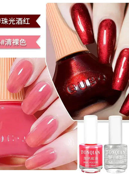 KissIcon Milk White Nail Polish Quick Dry Matte