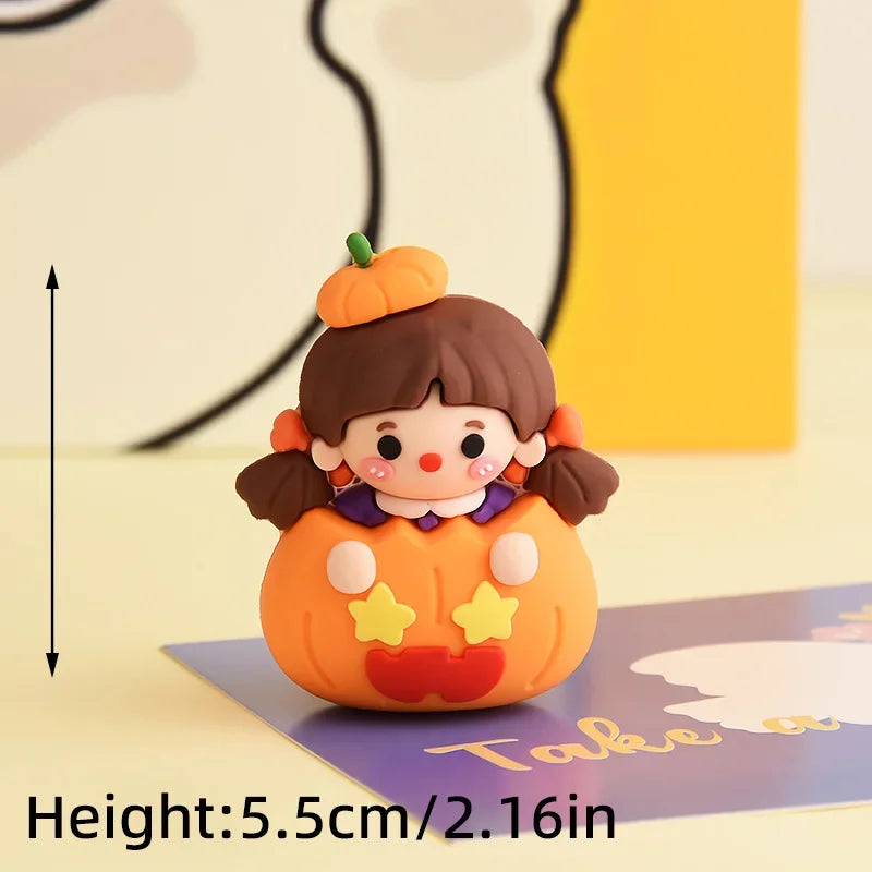 2025 Halloween Cake Decorations Pumpkin Ghost Black Castle Haunted Houses Cake Toppers for Happy Halloween Party Supplies