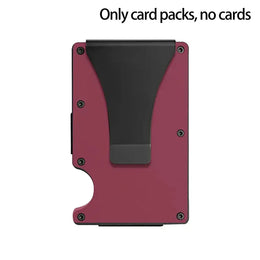 Minimalist Wallet For Men & Women - Slim RFID Wallet, Scratch Resistant, Credit Card Holder & Money Clip, Easily Removable Money