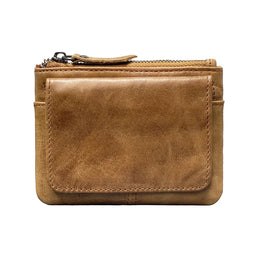 New Cow Leather Women's And Men's Card Bag Coin Purse Slim Credit Card Holder Wallet For Men and Women ID Card Pocket