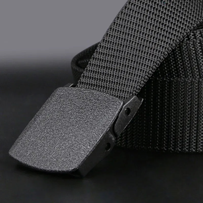 Men Belt 2023  Belts Adjustable Belt Men Outdoor Travel Tactical Waist Belt with Plastic Buckle for Pants 120cm