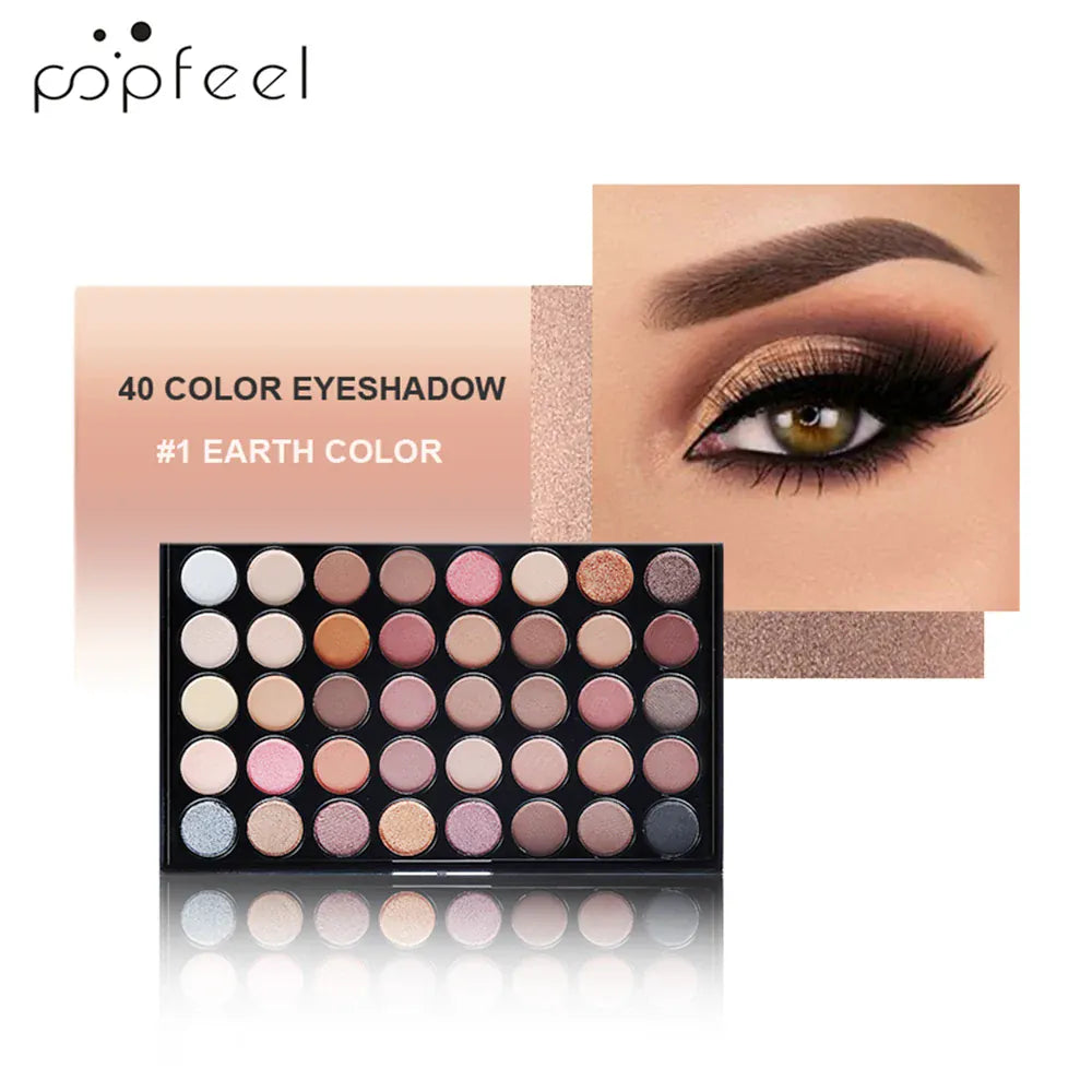 KissICON KissIcon PopFeel All-In-One Makeup Kit - 40 Color
