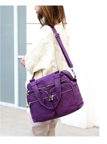 Women's Top-handle Big Handbag – Nylon Bags Waterproof