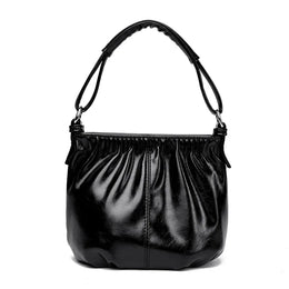 KissICON Women's Handbags Solid Color PU Leather Shoulder