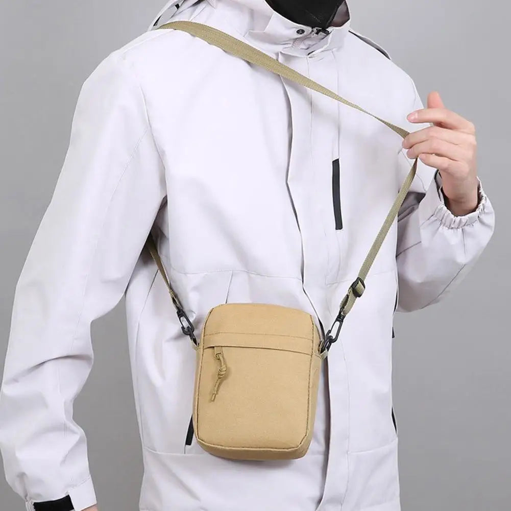 Mens Small Crossbody Sling Bag Chest Bag  Casual Utility Chest Phone Bag Water Resistant Fanny Pack for Running Travel Workout
