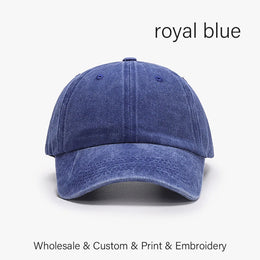 SLECKTON Custom Logo Retro Baseball Cap for Men and Women DIY Design Letter Embroidery Hat Customize Cap Graphic Print Wholesale