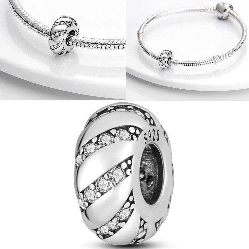 925 Sterling Silver Tree of Life Bead Luminous Firefly Dangle Butterfly Charms Fit Original Bracelet DIY Jewelry Gift for Women