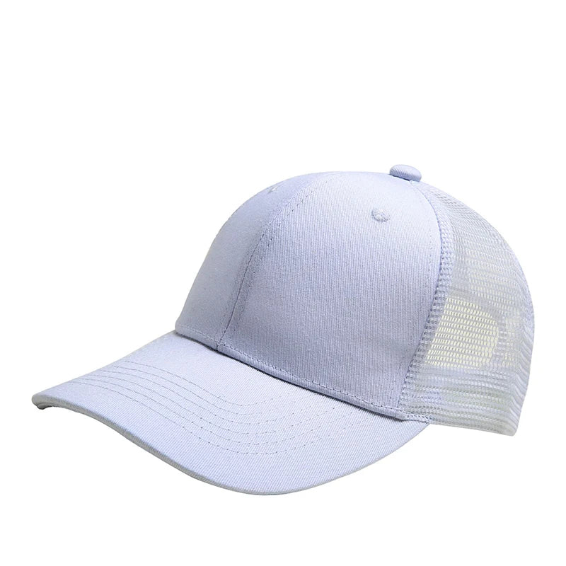 Professional Custom Logo Printing Embroidery Design Mesh Cap Sunscreen Sun Visor Cap Casual Versatile Sun Hat Men Women Hats