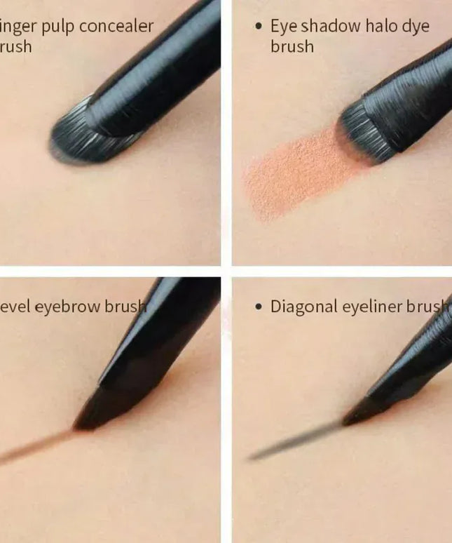 KissICON Eye Makeup Brushes Six Piece Wool Fiber Blending