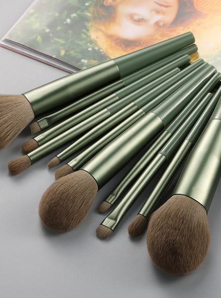 KissICON KissIcon 11pc Soft Fur Makeup Brushes - Beginner
