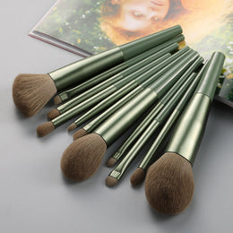 KissICON KissIcon 11pc Soft Fur Makeup Brushes - Beginner