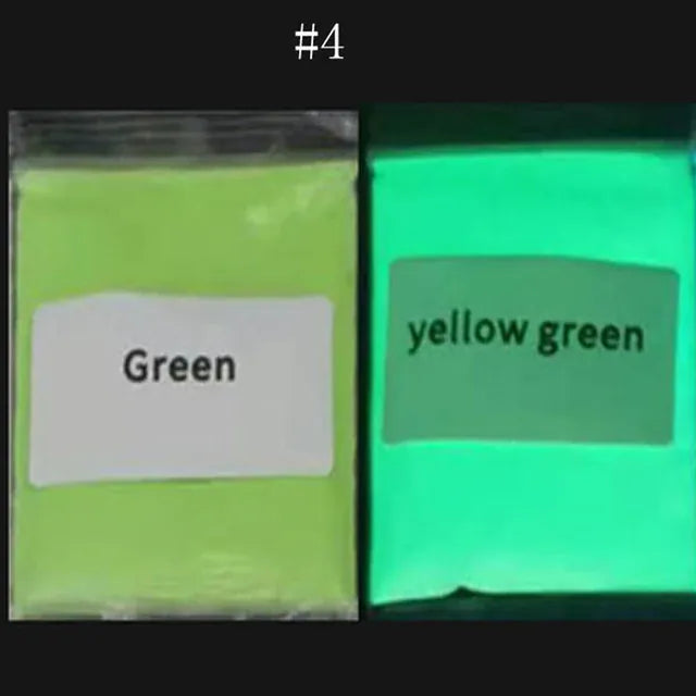 50g/Bag Halloween Luminous Nail Glitter Sequins Glow-In-Dark Phosphor Nail Flakes LongLasting Fluorescent Manicure Sequins 12.25