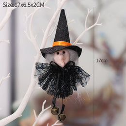 Halloween Decorations Doll Bar Decor Pumpkin Ghost Witch Pendant Scary Halloween Kids Gift Halloween Party Decoration for Home