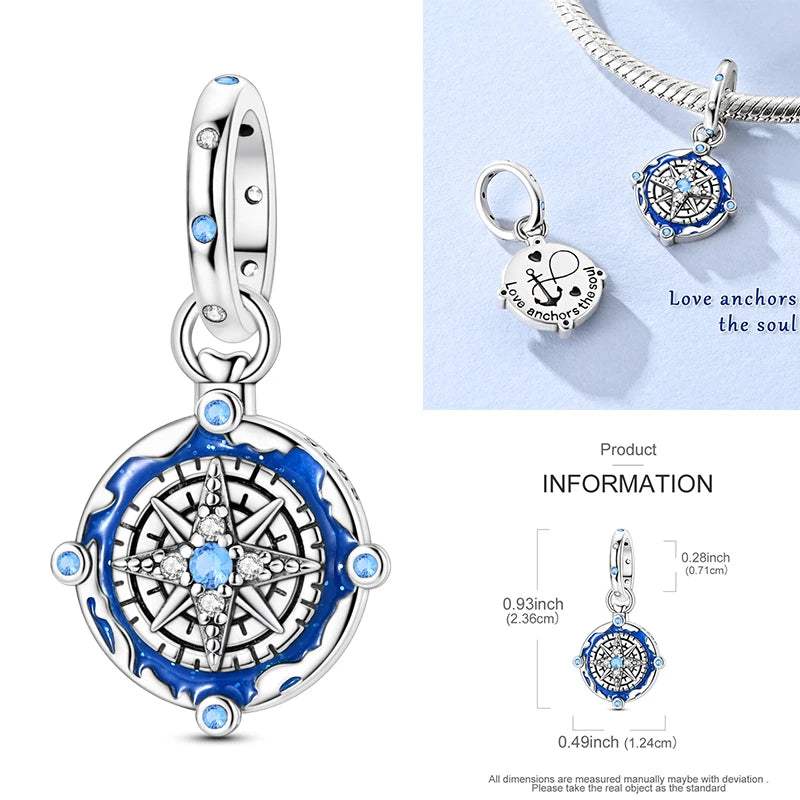 925 Sterling Silver Tree of Life Bead Luminous Firefly Dangle Butterfly Charms Fit Original Bracelet DIY Jewelry Gift for Women