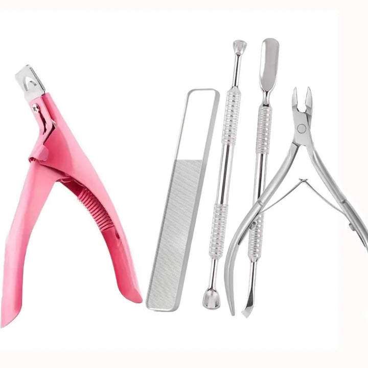 KissIcon Nail Clippers 5 in 1 Kit Glass