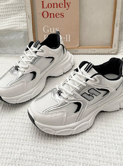New Spring Autumn Women's Jogging Sneakers Fashion Casual White Breathable Tennis Low Top Vulcanized Shoes Outdoor Trainers