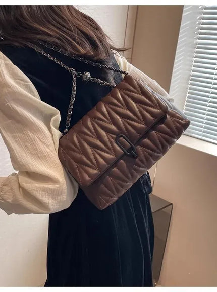 Full Grain Leather Crossbody – Parisian Petite Tweed